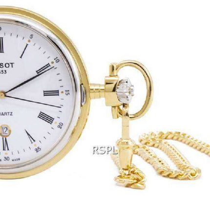 Tissot T-Pocket Savonnette T83.8.553.13 T83855313 Orologio da taschino analogico al quarzo
