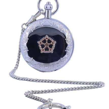 Orologio da tasca Tissot Double Savonnette con quadrante argentato meccanico T865.405.99.038.00 T8654059903800