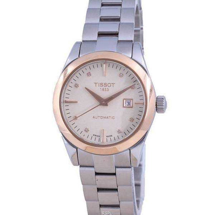 Orologio da donna Tissot T-Gold T-My Lady con accenti di diamanti in oro 18 carati automatico T930.007.41.266.00 T9300074126600