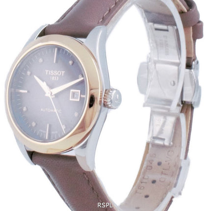 Tissot T-My Lady oro 18 carati con accenti di diamanti automatico T930.007.46.296.00 T9300074629600 Orologio da donna