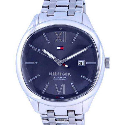 Orologio da uomo Tommy Hilfiger Clark acciaio inossidabile quadrante grigio quarzo TH-1710363.G