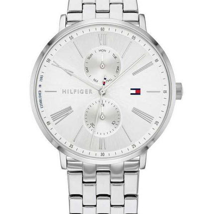 Orologio da donna Tommy Hilfiger Jenna multifunzione in acciaio inossidabile con quadrante argentato al quarzo 1782068
