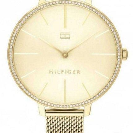 Orologio da donna Tommy Hilfiger Kelly Crystal Accents tono oro in acciaio inossidabile al quarzo 1782114