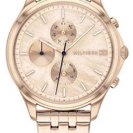 Orologio da donna Tommy Hilfiger Whitney tono oro rosa in acciaio inossidabile al quarzo 1782120