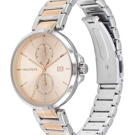 Orologio da donna Tommy Hilfiger Two Tone in acciaio inossidabile oro rosa multi quadrante al quarzo 1782127