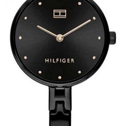 Orologio da donna Tommy Hilfiger Kit quadrante nero in acciaio inossidabile al quarzo 1782136