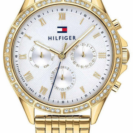 Orologio da donna Tommy Hilfiger Ari Crystal Accents tono oro in acciaio inossidabile al quarzo 1782142