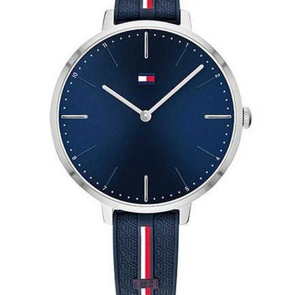 Orologio da donna Tommy Hilfiger Navy cinturino in silicone quadrante blu quarzo 1782154