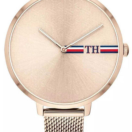 Orologio da donna al quarzo in acciaio inossidabile tono oro rosa Alexa Tommy Hilfiger 1782158