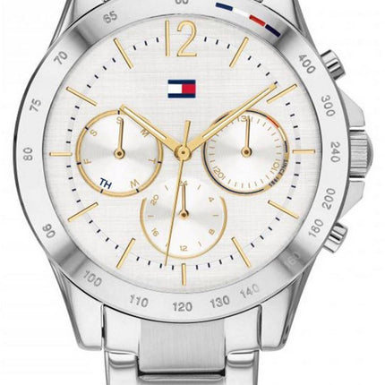 Orologio da donna Tommy Hilfiger Haven quadrante argento in acciaio inossidabile al quarzo 1782194