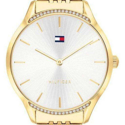 Orologio da donna Tommy Hilfiger Crystal Accents tono oro in acciaio inossidabile al quarzo 1782211