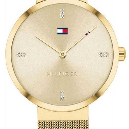 Orologio da donna Tommy Hilfiger Liberty Crystal Accents tono oro in acciaio inossidabile al quarzo 1782217