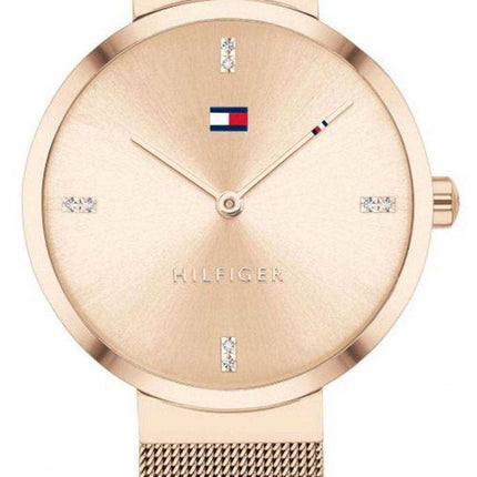 Orologio da donna Tommy Hilfiger Liberty rosa oro al quarzo 1782218 in acciaio inossidabile
