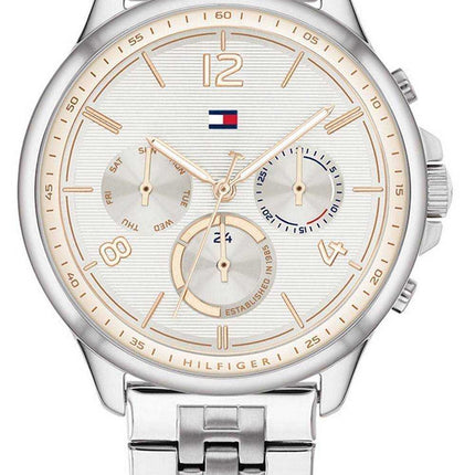 Orologio da donna Tommy Hilfiger Harper quadrante bianco in acciaio inossidabile al quarzo 1782222