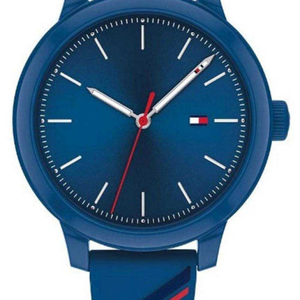 Orologio da donna Tommy Hilfiger Ashley quadrante blu cinturino in silicone al quarzo 1782232