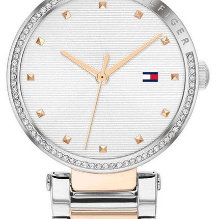 Tommy Hilfiger Lynn Crystal Accents Orologio da donna bicolore al quarzo 1782236 in acciaio inossidabile