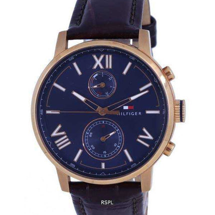 Orologio da uomo Tommy Hilfiger Herren in acciaio inossidabile tono oro rosa al quarzo TH-1791308.G