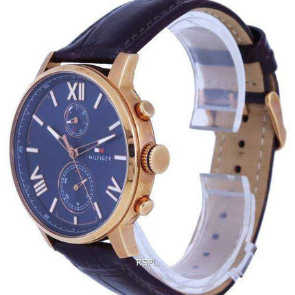 Orologio da uomo Tommy Hilfiger Herren in acciaio inossidabile tono oro rosa al quarzo TH-1791308.G