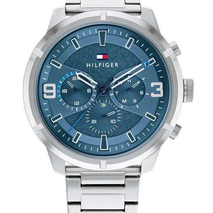 Tommy Hilfiger Link Bracciale Multifunzione Quadrante Blu Orologio da uomo al quarzo 1792077