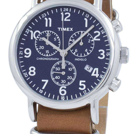 Orologio da uomo Timex Weekender Indiglo Chronograph Quartz TW2P62300