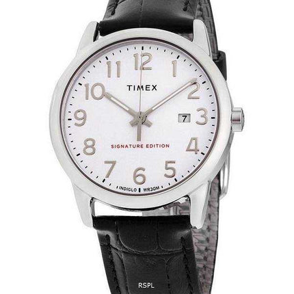 Orologio da uomo Timex Easy Reader Signature Edition con cinturino in pelle al quarzo TW2R64900