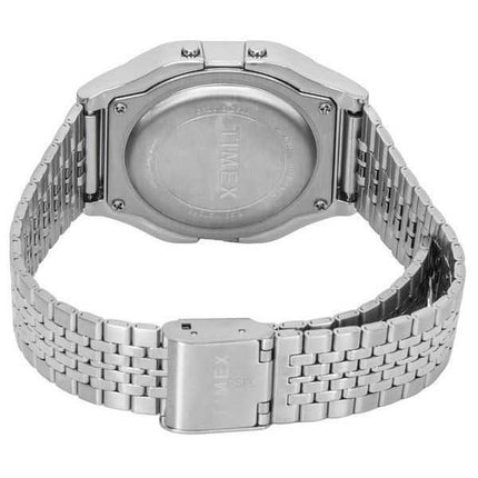 Orologio unisex Timex T80 con bracciale digitale in acciaio inossidabile al quarzo TW2R79300