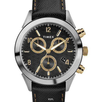 Timex Torrington cronografo cinturino in pelle al quarzo TW2R90700 orologio da uomo