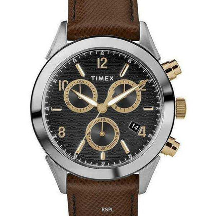 Orologio da uomo Timex Torrington cronografo cinturino in pelle al quarzo TW2R90800