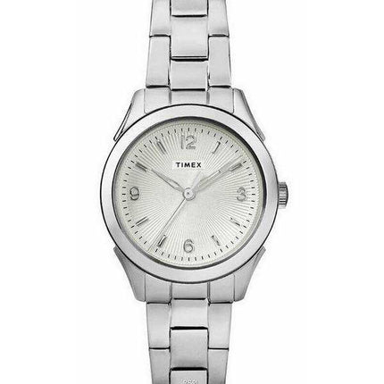 Orologio da donna Timex Torrington quadrante argento in acciaio inossidabile al quarzo TW2R91500