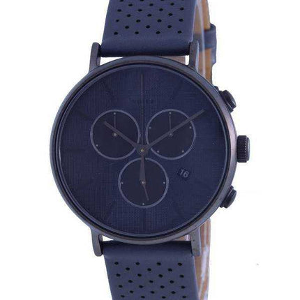 Timex Fairfield Supernova cronografo cinturino in pelle al quarzo TW2R97800 orologio da uomo