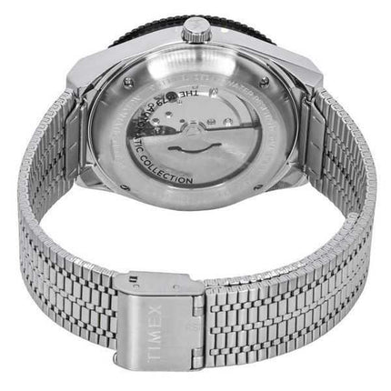 Orologio da uomo Timex Q-Series M79 in acciaio inossidabile con quadrante nero automatico TW2U83400