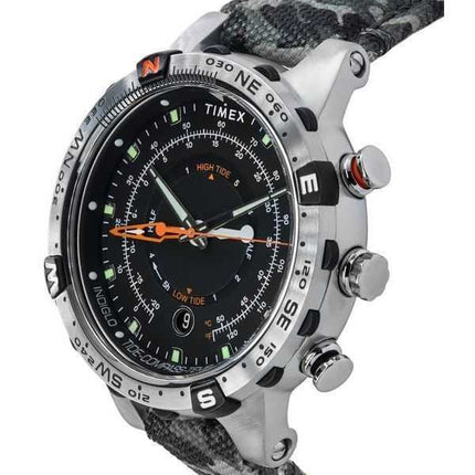 Orologio da uomo Timex Expedition North Tide-Temp-Compass cinturino mimetico quadrante nero al quarzo TW2V22300 100M