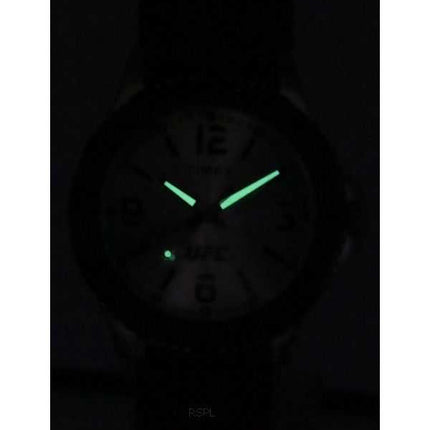 Orologio da uomo Timex UFC Gamer con cinturino in silicone quadrante argento al quarzo TW2V58200