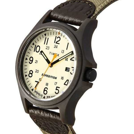 Orologio da uomo Timex Expedition Camper Acadia quadrante crema al quarzo TW4B23700