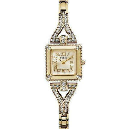Orologio da donna Guess in oro con cristalli di quarzo con cristalli di quarzo U0137L2