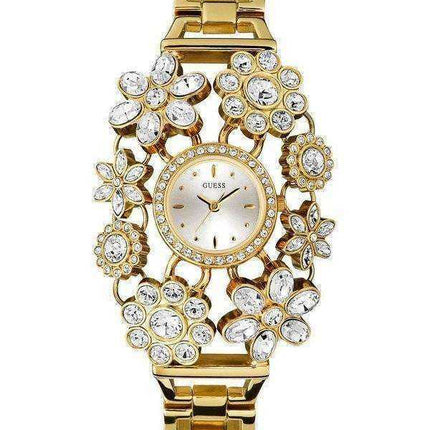 Orologio da donna Guess Gold Tone Crystal Bouquet al quarzo U0138L2