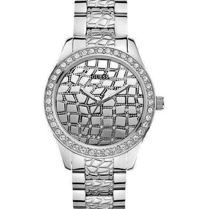 Indovina orologio da donna con cristalli di quarzo tono argento argento U0236L1