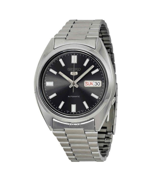 Orologio da uomo Seiko 5 SNXS79K1 automatico con quadrante nero ricondizionato
