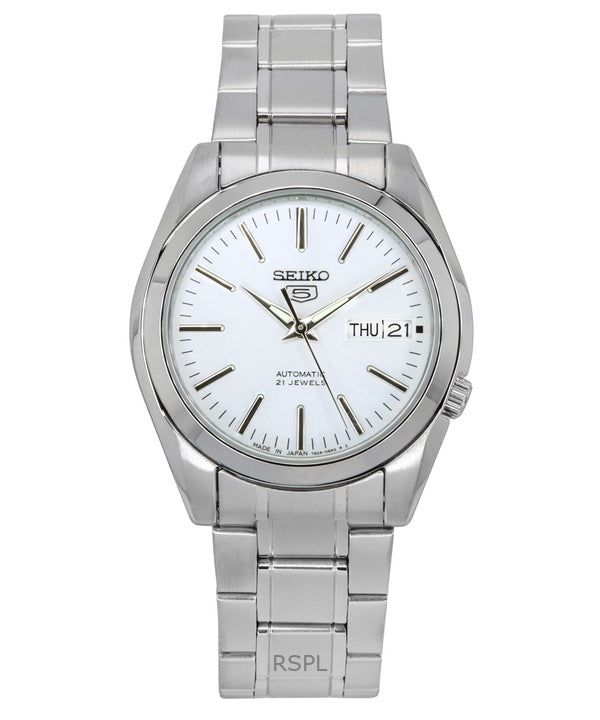 Orologio da uomo Seiko 5 Automatic 21 rubini, prodotto in Giappone, ricondizionato, SNKL41J1