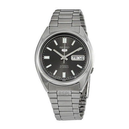 Orologio da uomo Seiko 5 SNXS79J1 automatico con quadrante nero, ricondizionato, prodotto in Giappone