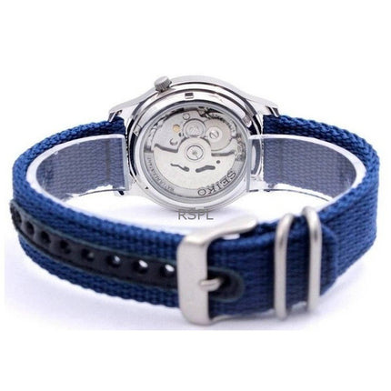 Orologio da uomo Seiko 5 Military con cinturino in nylon automatico SNK807K2, ricondizionato