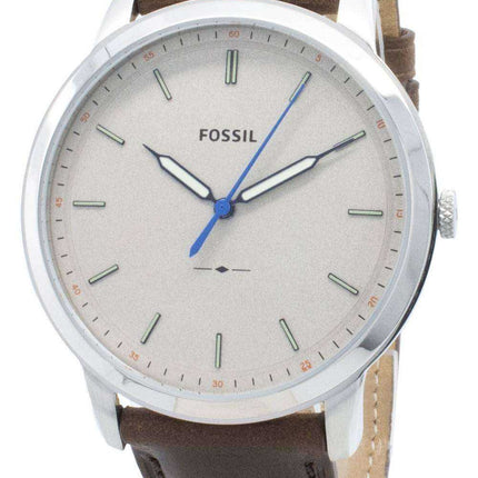 Orologio da uomo al quarzo Fossil The Minimalist FS5306 Slim 3H ricondizionato