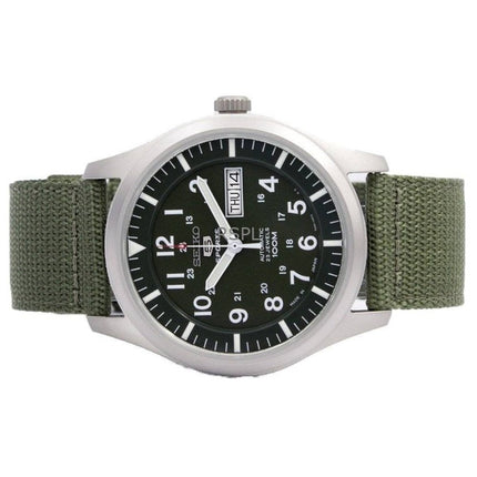 Orologio da uomo Seiko 5 Military Automatic Sports ricondizionato, prodotto in Giappone, SNZG09J1