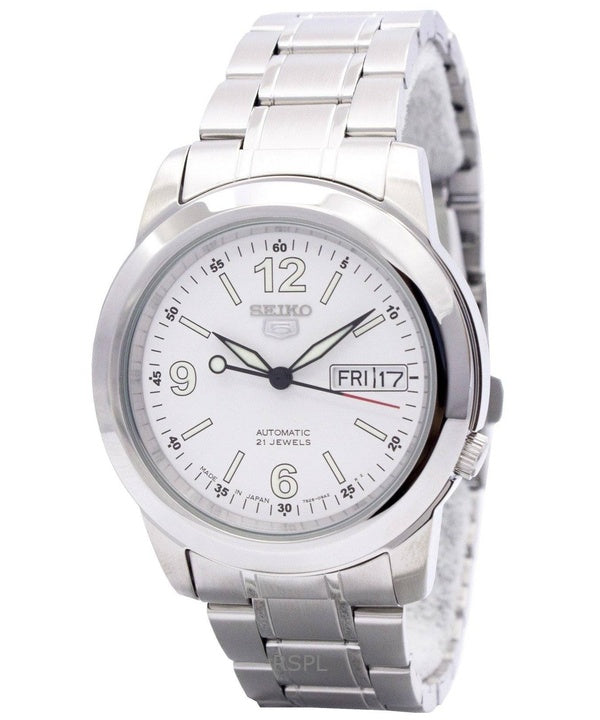 Orologio da uomo Seiko 5 Automatic 21 rubini, prodotto in Giappone, ricondizionato, SNKE57J1