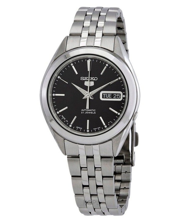 Orologio da uomo Seiko 5 Automatic 21 rubini, prodotto in Giappone, ricondizionato, NKL23J1