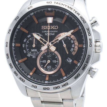 Cronografo Seiko ricondizionato SSB307 SSB307P1 SSB307P Orologio da uomo al quarzo tachimetro