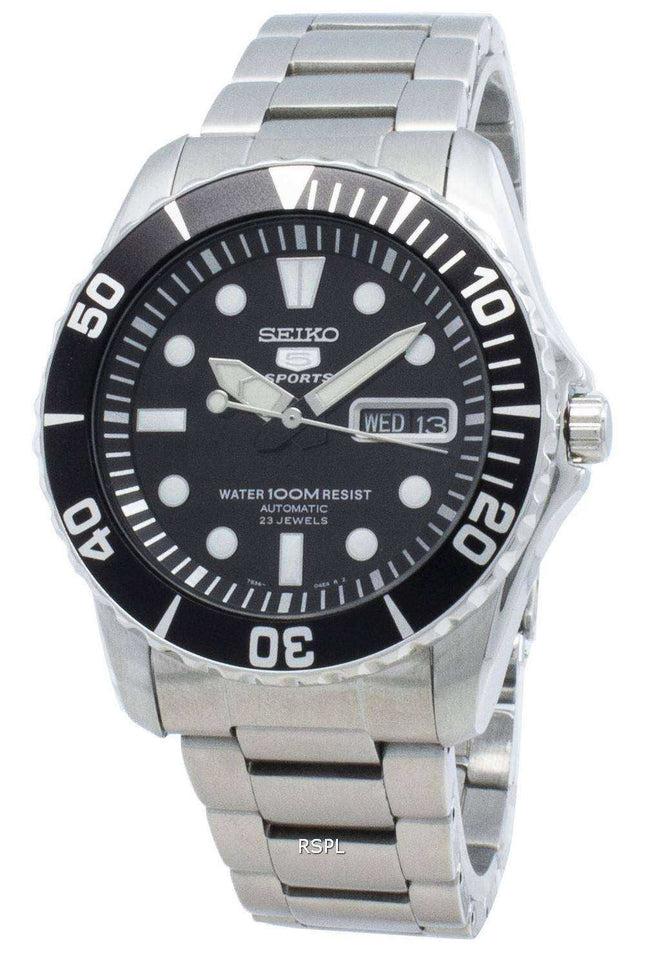 Orologio da uomo Seiko 5 Sports SNZF17 SNZF17K1 SNZF17K automatico 23 ricondizionato