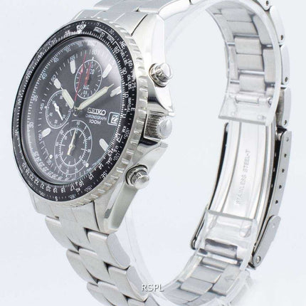 Cronografo Seiko ricondizionato SND253 SND253P1 SND253P Orologio da uomo al quarzo pilota Flightmaster