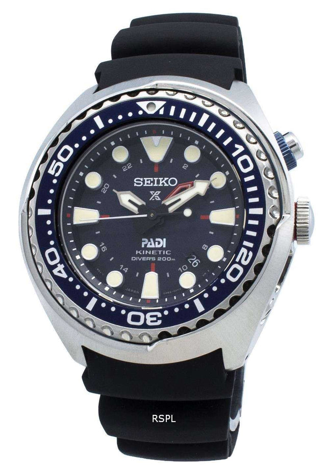 Orologio da uomo Seiko Prospex SUN065 SUN065P1 SUN065P Kinetic PADI Edition Diver&#39;s 200M ricondizionato