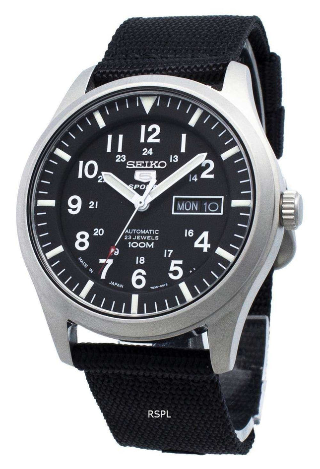 Orologio da uomo Seiko 5 Sports ricondizionato SNZG15 SNZG15J1 SNZG15J automatico realizzato in Giappone